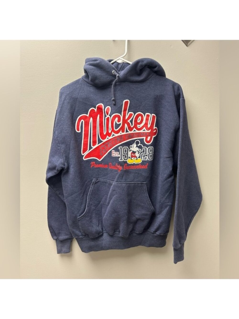 Disney Mickey Mouse‎ Vintage Genuine Original Blue Hoodie
